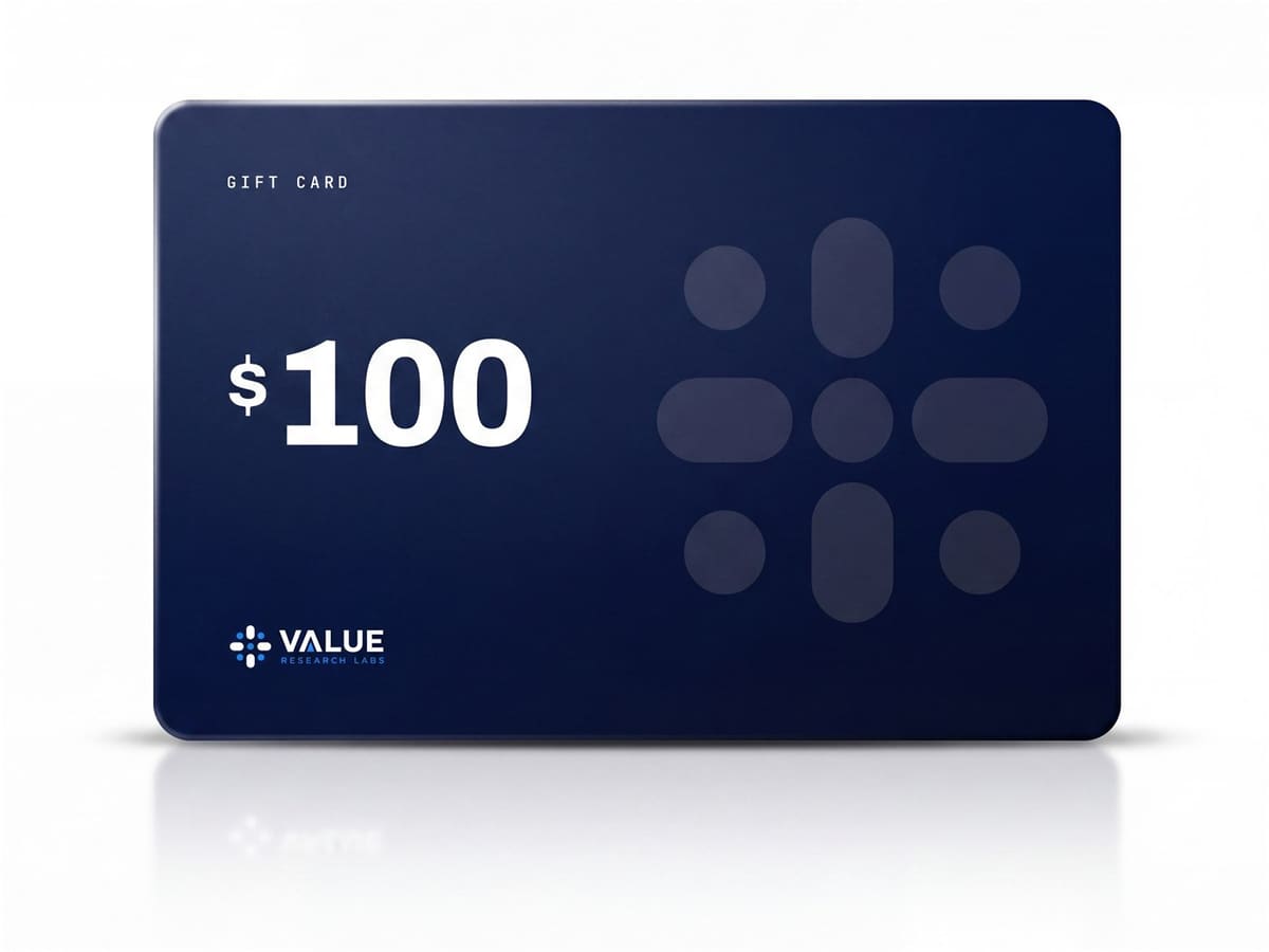 Value Research Labs Digital Research Voucher, $100