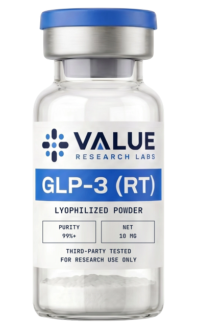 VRL GLP-3 vial prepared for shipment